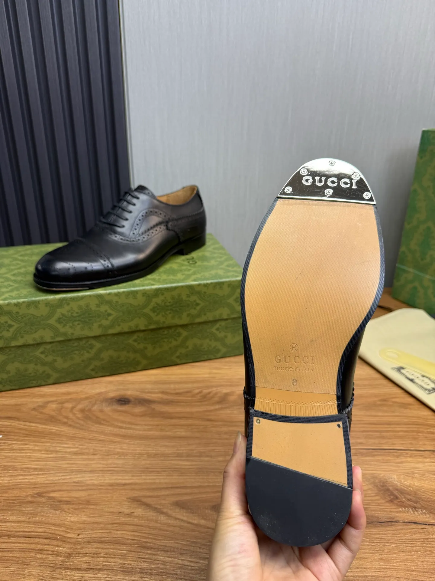 Men's shoes 💰680💰 GUCCI Gucci. Men's business casual leather shoes, all made of imported original brand leather, just to create a more comfortable wearing experience. Upper: original cowhide + imported cowhide lining, original non-slip and wear-resistant outsole ✔️36-45 (38.45 non-refundable)